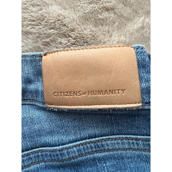 Citizens Of Humanity Blue Faded Flare Jeans Womens Size 29 Denim Casual Style - Picture 12 of 13